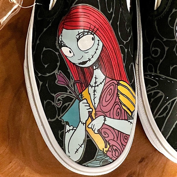 NWOT 🆕🎄VANS x Nightmare B4 Christmas Jack/Sally Slip-Ons W7|M5.5, New - Picture 5 of 10